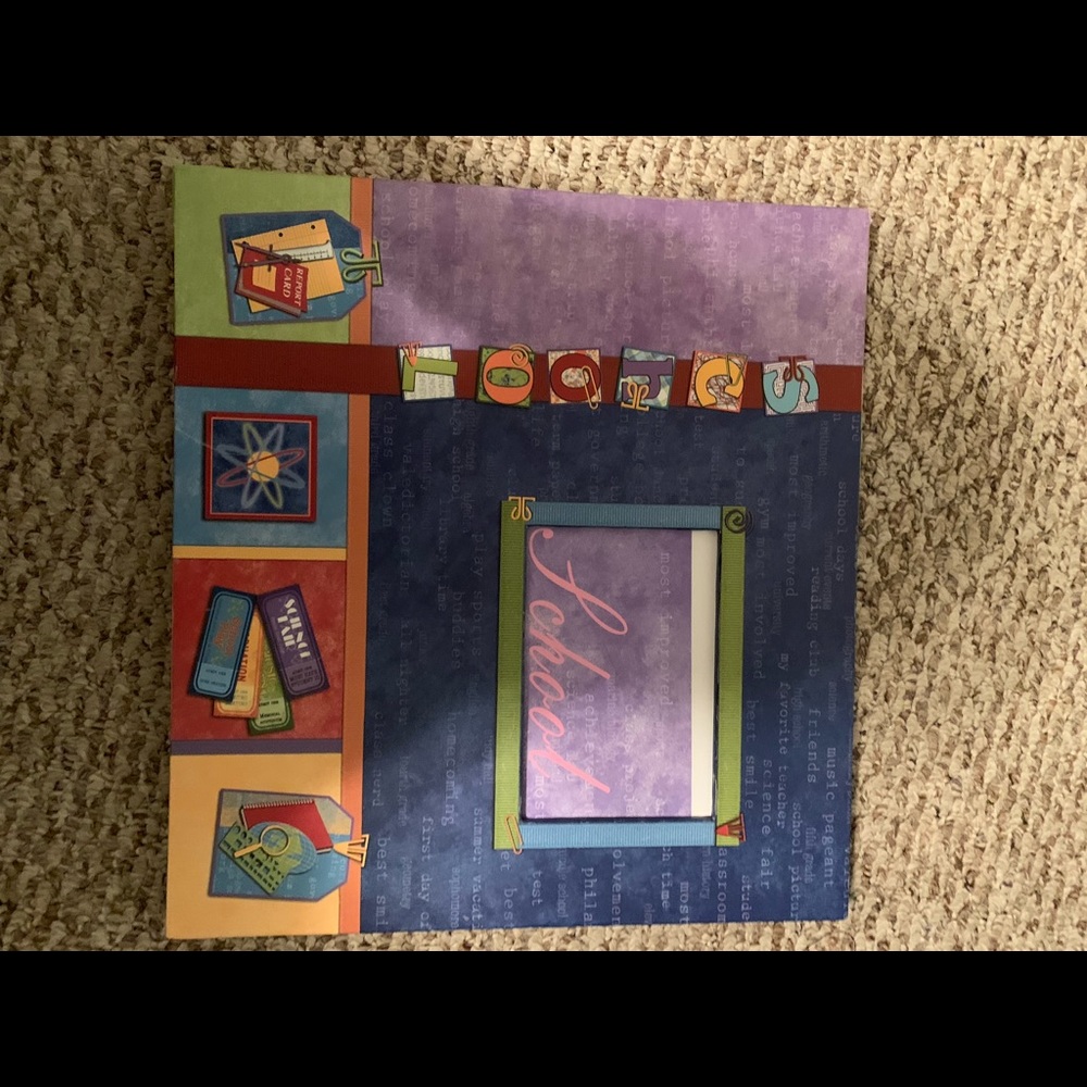 12/12 School scrapbook